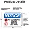 Signmission No Electronic Devices Beyond Sign With Symbol, 14 in W x Rectangle, Vinyl Decal OS-2PACK-NS-D-1014-L-14501 - alternate 6